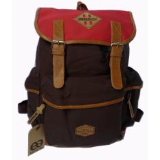 Tas Ransel merk EA Merah / Coklat
