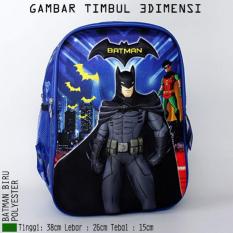 Tas Ransel Sekolah Anak LAKI LAKI CARS,TOBOT,ULTARAMAN,SPIDERMAN Motif 5D Timbul 2K Full Motif - Paud & TK