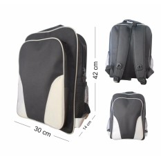 Tas Ransel Sekolah Anak Laki-laki/Perempuan - Hitam Abu