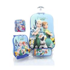 Tas Sekolah Anak Troley Samurai 1 Tangkai 6 Roda Frozen Fever SET / tas ransel sekolah anak perempuan / tas sekolah anak SD / tas sekolah motif
