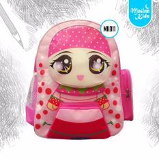 Tas Sekolah Ransel Anak SD Bag Backpack Back Pack Muslim Kids Karakter Strawberry MK 11