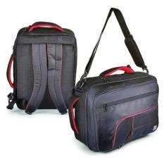 Tas Selempang Laptop Pria Ransel Laptop Multifungsi Warna Hitam Original Bandung Real Picture
