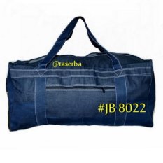 Tas Travel Bag Pakaian Besar Tas Travelling Jumbo Jeans Bag JB 8022 Jeans