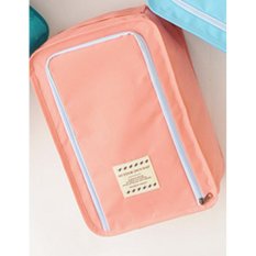 Allunique Tas Travel Penyimpanan Sepatu - Peach
