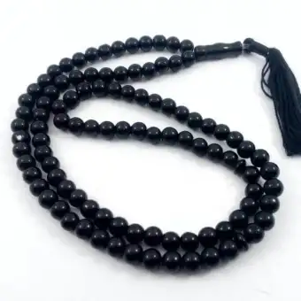 Tasbih Batu Alam Black Onix Asli Natural Hitam Legam Isi 99 Diameter 10mm Tbo 10mm Lazada Indonesia