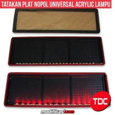 tatakan plat nomer akliirk lampu led