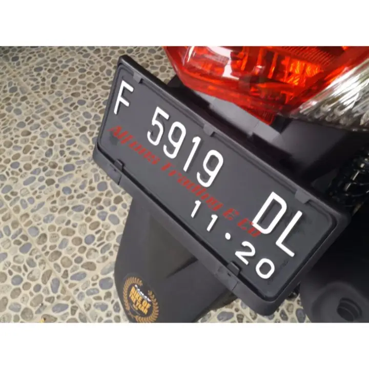Tatakan Plat Nomor Motor High Quality Lazada Indonesia