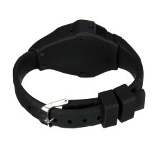 Teamwin Mens LED Cobra Dial Olahraga Multi-fungsi Silicone Digital Wrist Watch Alarm Hitam New-Internasional