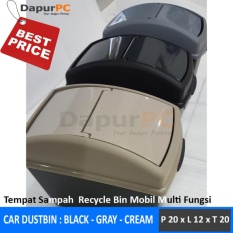Tempat Sampah Mobil Car Dustbin Recycle Bin Tong Sampah Multi Fungsi CREAM