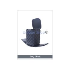 TECHNOZIO Tempat Sampah Mobil Motif Abu Skak