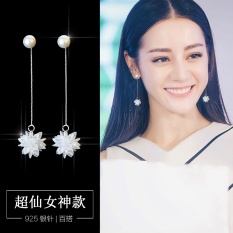 Anting Elegan Kristal Anting Karakter Sterling Silver