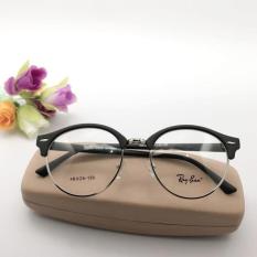Terbaru Frame Kacamata Minus Fashion Bd 6424 Bulat Pria Wanita Leopard - Kdstr