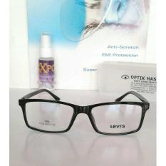 Terbaru Frame+Lensa/Kacamata Levis0171709 Blk/Kacamata Minus/Baca/Unisek - Kdstr