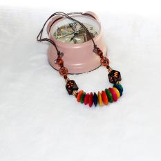 TERLARIS.Rugi kalau tidak memilikinya. Kalung Kayu Murah dari perajin yogya warna etnik kayu 1