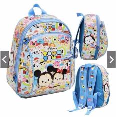 TERMURAH !! TAS RANSEL SEKOLAH ANAK PAUD / TK CARS BENTUK MOBIL TSUM TSUM TAHAN AIR