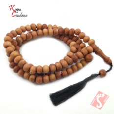 Termurah Tasbih Kayu Cendana Asli Sandalwood Original isi 99 butir TSB-006