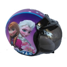 The Musketeer - Helm Anak Bogo Usia 4-7 Tahun Frozen Ungu