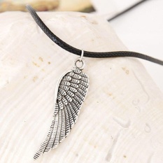 Terbaru Meily (TM) HOT Sexy Women Perak Sederhana Pohon Daun Mutiara Pendant Rumbai Alloy Kalung Pendek Kreatif-Intl