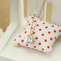 Murni 14 K Emas Berduka untuk Fall Ke AU585 Emas Kalung untuk Jatuh Ke Wanita Gaya 6 Mm Daftar Zirkon Terus Memakai Bentuk Kunci Rantai Tulang Jatuh Pada Persediaan-Internasional