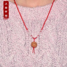 Kecil Longan Bodhi Kalung Berduka untuk Fall Ke Daftar Pecinta Pria dan Wanita Kalung Dekorasi Teks Permainan kalung Dipilih dengan Cermat Gantung Satu Asli-Internasional