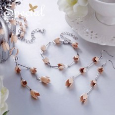 Khusus Eropa dan Amerika Menghidupkan Kembali Kebiasaan Lama Kalung Sweter Rantai Berkabung untuk Fall untuk Gaya Panjang Anting-Anting setelan Tulip Ini Kiss Wanita Stanza-Internasional