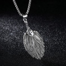 Titanium Baja Menghidupkan Kebiasaan Lama Bulu Kalung Manusia Tide Orang Hari Korea Berkabung untuk Fall untuk Sombong Juga sangat Gosip Bore Bening Kepala Dekorasi-Internasional