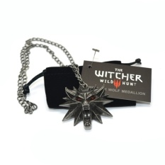 The Witcher Pendant Necklace 2015 Medallion Wizard 99% Original The Witcher 3 Necklace Wolf Hunt 3 Pendant include 1 Bag 1 Tag - intl