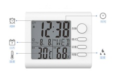 Thermometer Rumah Tangga Indoor Elektronik Presisi Tinggi Hygrometer Kamar Bayi Kering dan Basah Termometer-Internasional