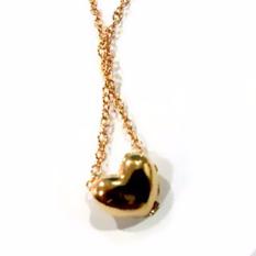 Bella & Co Poetic Heart Necklace Aksesoris Kalung Hati Gold Color