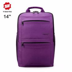 Tigernu Anti-Theft Waterproof Sekolah College Kausal Ransel Laptop untuk 10.1-14 Inches Laptop3152 (gelap Ungu)
