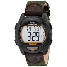Timex Pria T499479J Ekspedisi Anti Karat Digital Jam Tangan dengan Nilon Tali-Internasional