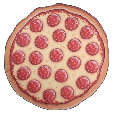 Tinpsy Raksasa Pizza Berbentuk Beach Blanket (Pizza Berbentuk)-Intl