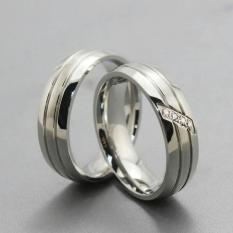 Titanium Cincin Couple - Cincin Tunangan - Cincin Nikah CC083