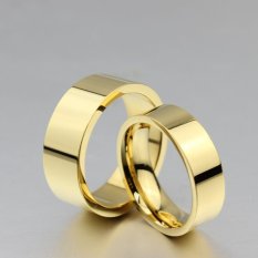 Titanium Cincin Couple - Cincin Tunangan - Cincin Nikah CC087