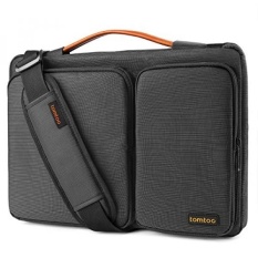 Tomtoc 14 - 15 Inch Laptop Shoulder Bag, 360° Protective Laptop Sleeve for 15 Inch New MacBook Pro Touch Bar 2017 & 2016 (A1707) Dell XPS 15 14 Inch ThinkPad Chromebook Ultrabook Tablets, Black - intl