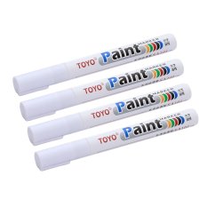Toyo Paint Tire Maker / Spidol Ban - Merah (Paket 4 Pcs)