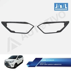 Toyota Calya Garnis Depan Garnis Lampu Depan Hitam Karbon JSL