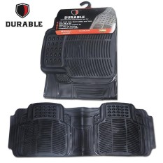 TOYOTA CALYA TH16 Karpet Mobil Karet PVC DURABLE 1Pcs Baris 3 Black
