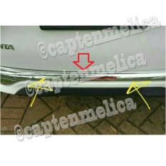 Aksesoris Mobil Toyota Sienta - JSL List BEMPER BUMPER BELAKANG Trunklid Trunk Lid List Lis Grill Gril Belakang Chrome Krom Silver Luxury Innova Kaca Cover Pelindung Asesoris Mobil Acesoris Mobil Sienta