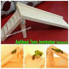 Toys Seluncur Buat Burung Parrot Falk Lovebird Nuri Afgrey Kakaktua