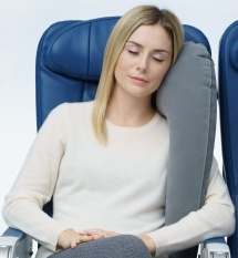 Travelrest-Ultimate Travel Pillow/Neck Pillow-Bantal Ergonomis, Dipatenkan & Dapat Disesuaikan untuk Pesawat Terbang, Mobil, Bus, Kereta Api, Perangko, Berkemah, Kursi Roda (Gulungan Up Kecil)-Intl