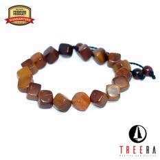 Treera Gelang Kayu Kaukah Kokka Dadu Coklat Besar Asli
