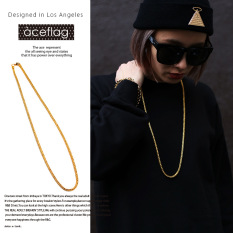 Trendi Jepang Dan Korea Selatan Sehari-hari Hip Hop Kalung Rantai Emas
