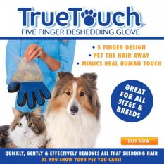 True Touch Sarung Tangan Bulu Hewan Anjing Kucing