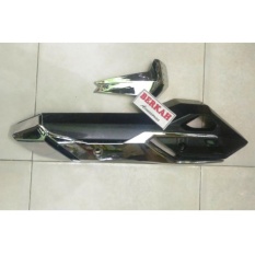 tutup knalpot vario 150 les esp dan vario 125 led esp plus variasi hawa chroome