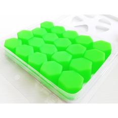 Tutup Silicon Baut Roda Mobil Uk.19 Mm 20 pcs - Hijau