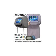 TV MOBIL LAYAR SANDARAN KEPALA DVD HEADREST TOUCHSCREEN Murah