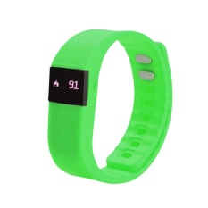 TW64 Kebugaran Tracker Smartband Tahan Air Smart Sport Gelang Bluetooth 4.0 OLED Gelang Pedometer untuk IOS Android Smartphone ---- Hijau- INTL