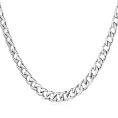 U7 45.72 Cm Fashion Kalung Rantai Stainless Steel (putih)