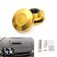 Ubest 2 Pcs Bonnet Jarum Dorong Tombol Billet Tudung Pins Mengunci Klip Mobil Cepat Latch Mesin-Internasional